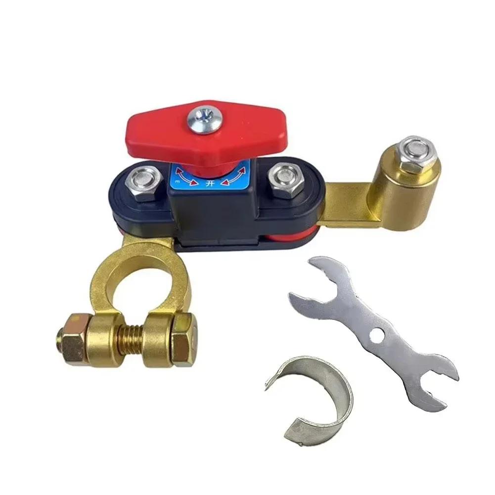 12В/24В Автомобильный выключатель-размыкатель аккумулятора, усиленный, автомобильный изолятор питания, автоматический выключатель от отключения питания и утечки, с индикатором напряжения