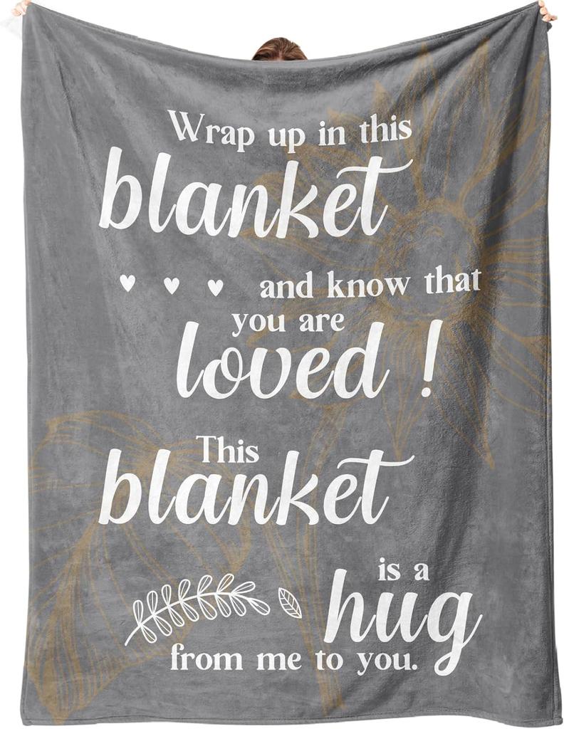 Ueedklaayy Get Well Soon Throw Hug Blanket Inspirational Gifts for Him Her Cancer Care Gift HealingAfter Surgery Gift X