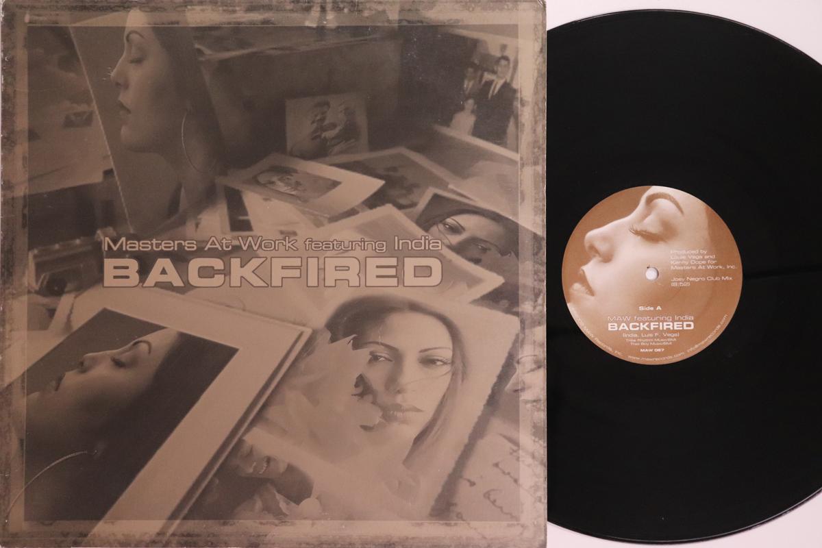 

12inch Record MASTERS AT WORK INDIA Backfired MAW067 MAW Records 2002 US Dance Electronica Used