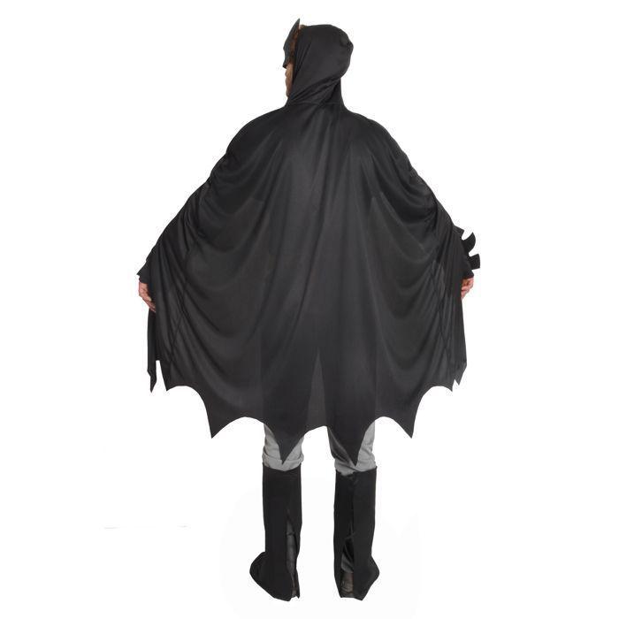 Dospělý kostým Batman Classic - CIAO - Velikost L - Kostým s polstrovanými svaly - Vícebarevný - Šedý