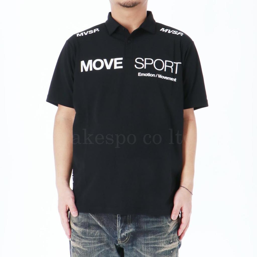 Polo Shirt Descente ST5SHSZ1MB Navy XO Size [Move Sports] Men's