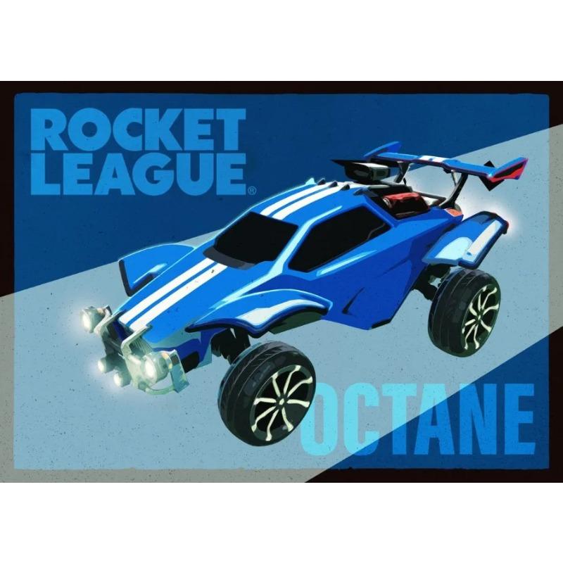 Rocket League Gioco Neon Auto da Corsa Poster e Stampe Stampa su Tela Arte Murale Moderna Immagine per Soggiorno Decorazioni per la Casa Regali