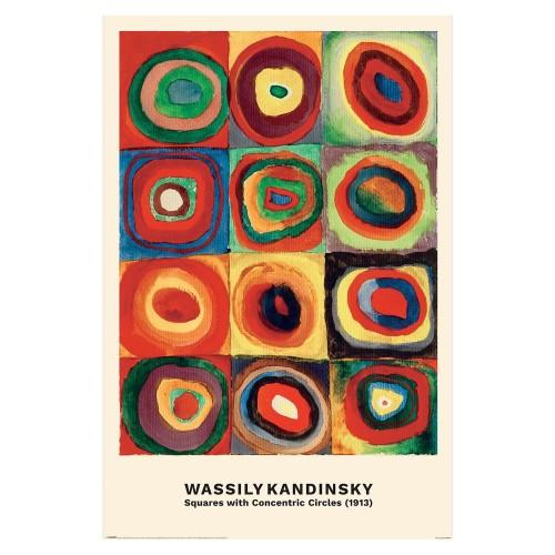 Kandinsky Concentric Circles Maxi Poster