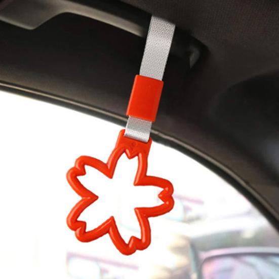 Cherry Blossom Automobile Pendant Bright Color Comfortable Grip Reliable Support Car Pendant Car Interior Exterior Decoration