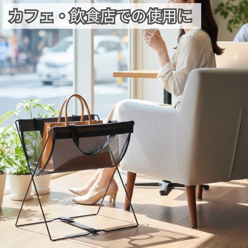 Yamazaki Sangyo Luggage 43cm x 30cm x Self-Service Cart, Black, (W) (D) 48.5cm (H)