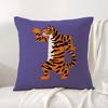 Classic Abstract Animals Cushion Cover Natural Linen Organic Fabric DoubleSided Printing Sofa Home Decor Gift Pillow Cover