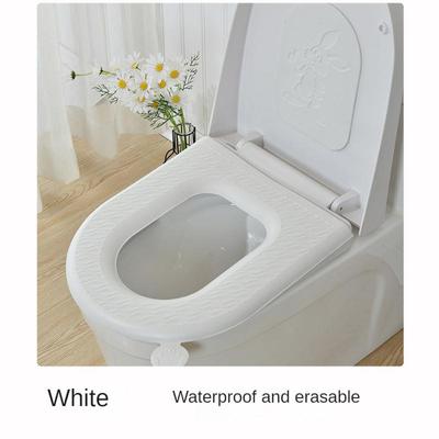 Vodotěsné WC sedátko Koupelnové doplňky Silikon Four Seasons pro domácnost omyvatelný pastový pěnový potah na toaletu