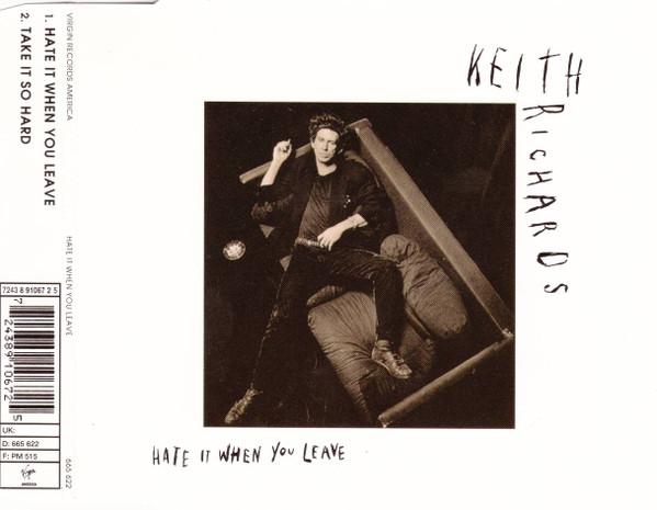 

CD KEITH RICHARDS - Hate It When You Leave 665622 Virgin 1993 Japan Rock Used