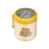 Compact Insulated Microwaveable Bento Box with 316 Stainless Steel Soup Cup