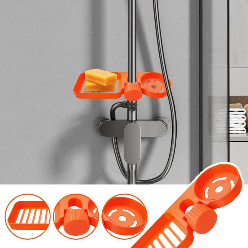 Shower Organizer Shower Shelf Organizer Rack No Drill Space-Saving Stable Basket For Conditioner Shampoo Home Storage