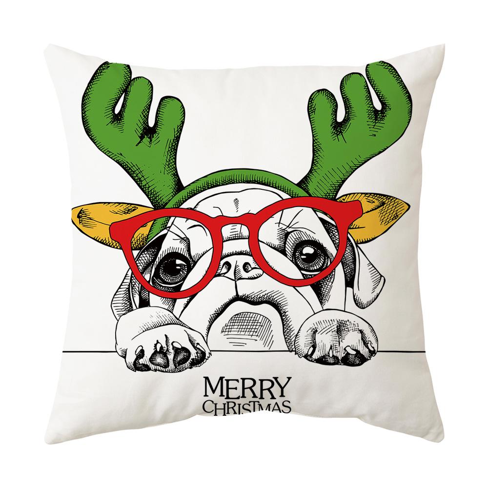 Christmas Pillow Cushion Pillow Cover Printed Pillow Cover Cushion Cover Home Holiday Gift Sofa