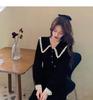 2024 Spring Retro French Slimming Long Sleeve Dress for Women