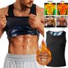 Men Sweat Waist Trainer Vest Sauna Suit Weight Loss Compression Body Shaper Vest Slimming Tank Top Workout Shirt Thermo Shapewear