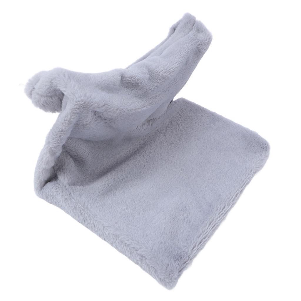 L Shaped Cat Hanging Bed Comfortable Warm Plush Metal Frame Multifunctional Cat Hammock Cushion for Home