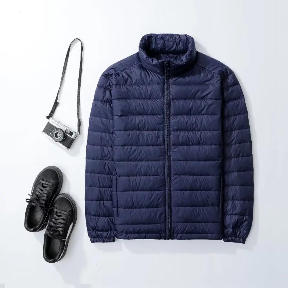 Down Jacket Men Ultra Lightweight Packable Water and Wind-Resistant Breathable Coat Big Size Hoodies Jackets