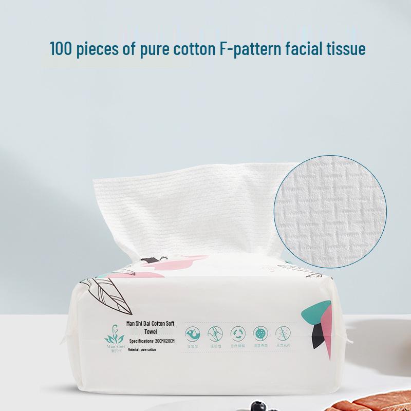 Super Soft 600g Pearl Cotton Towels for Beauty Salons - Thick, Pure Cotton Cleansing Towels in a Large Roll