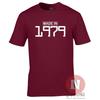 Made In 1979 TShirt Birthday Present Gift Celebration Funny Party Teeshirt
