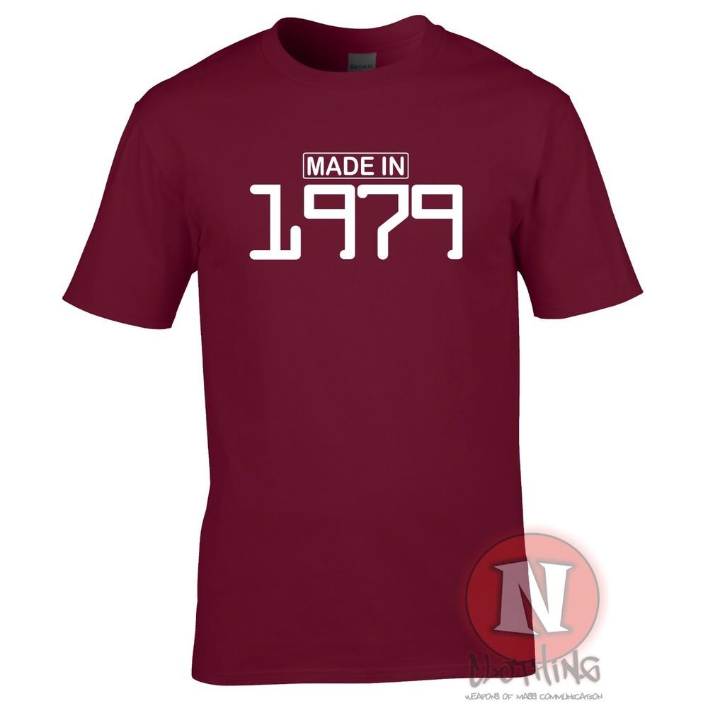 Made In 1979 TShirt Birthday Present Gift Celebration Funny Party Teeshirt