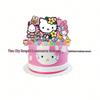 Kuromi Black Rice Theme Party Decor Set: Flags, Balloons, Cake Inserts