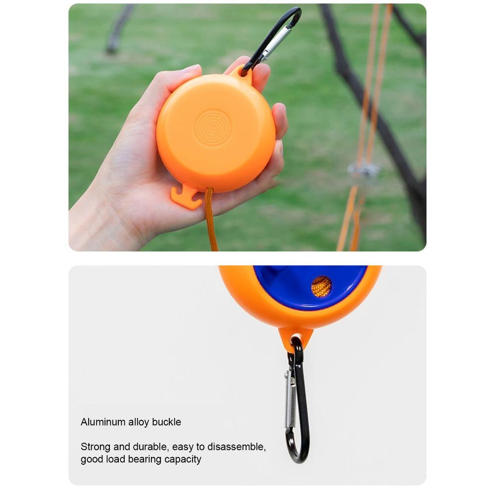 Durable ABS Laundry Drying Rope Punch Free 32.8ft Length Retractable Clothesline Antiskid Adjustable Clothesline Travel