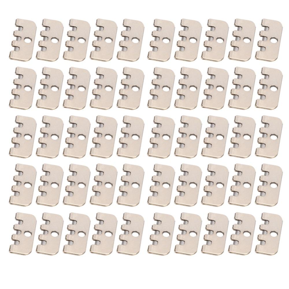50 Stück Eisen Nähmaschine Garnschneider Zeitsparend Langlebig Stickerei Schneider Präzisionsschnitt Kleine Größe Schneidezubehör