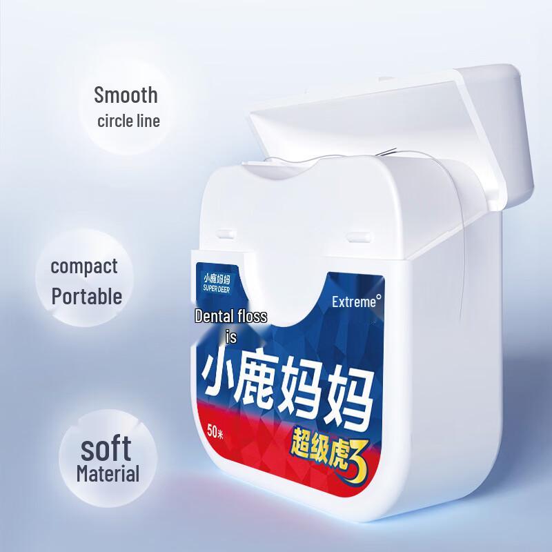 Deer Mom Portable Dental Floss, 5 Rolls