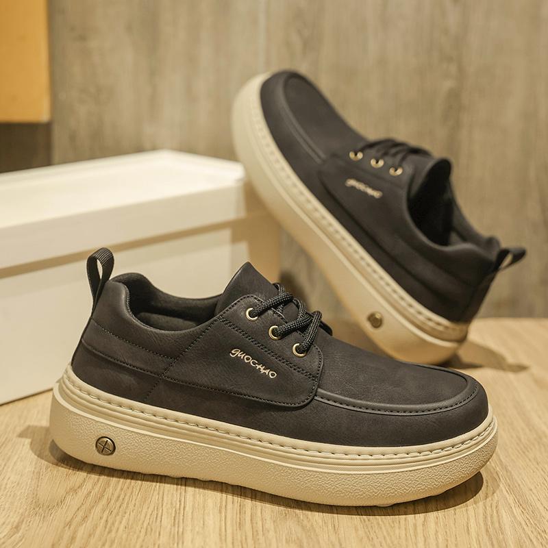 

Мужские минималистичные туфли в стиле business casual модные, универсальные, трендовые, легкие и удобные мужские кеды для скейтборда 44