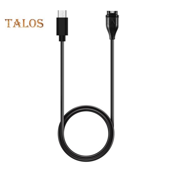 

Зарядный кабель для часов Type-C, защита от короткого замыкания, защита от помех, замена зарядного кабеля с низким напряжением пульсации для Garmin Black 1m USB