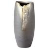 Marui Seito Shigaraki Ware Hechimon Flower Vase, Large, Vertical, Brown, Manju (Longevity) Buddhist Altar, Ceramic, MR-1-2568, 29cm