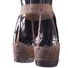Women'S Lace Garters Belt With Stocking Sexy 4 Straps Exotic Lingiers Woman Allure Stocking  Hollow Out Pantyhose