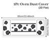 85x35cm Microwave Oven Dust Cover Oil Proof Waterproof Polyester Fabric Machine Protector Washable Protective Cover