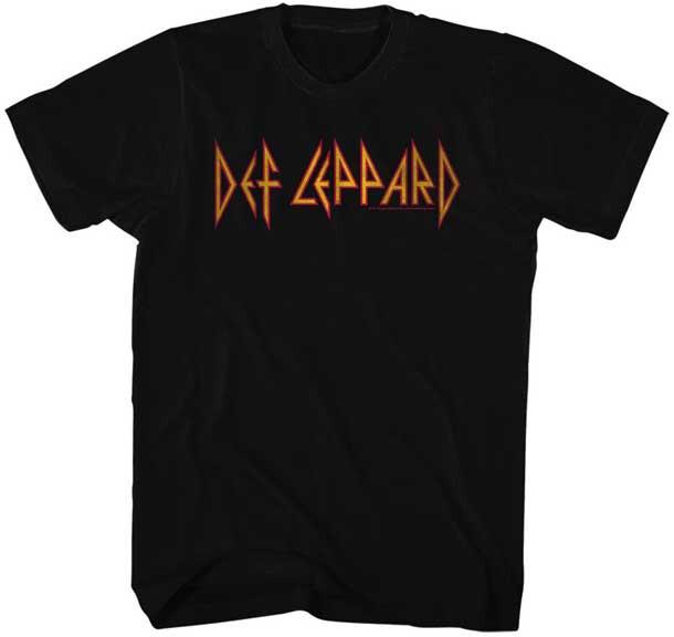 Def Leppard Band Name Logo Men T Shirt Rock Band Music Merch M