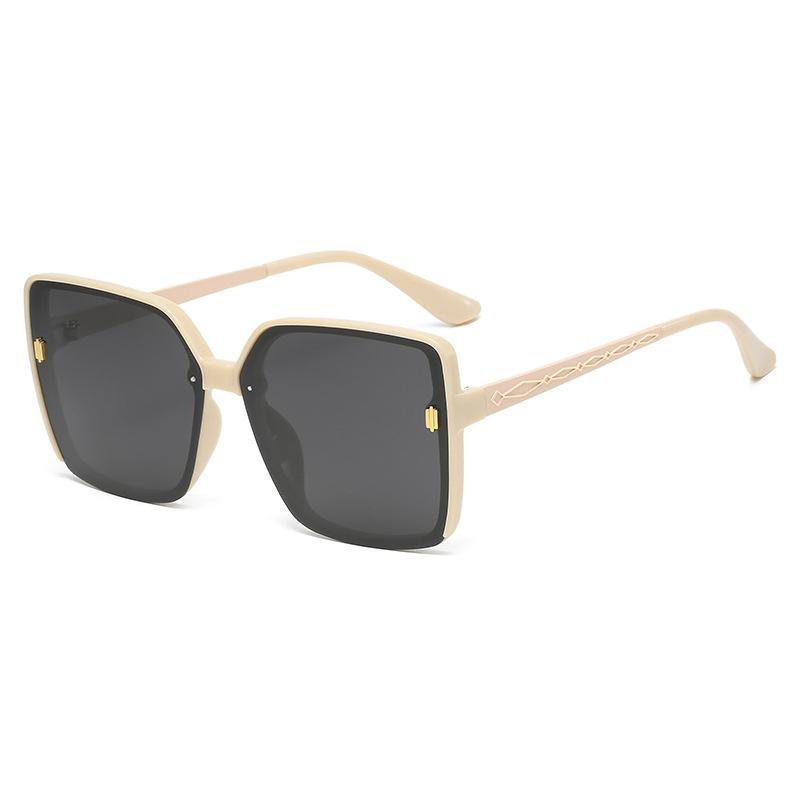 Women S Polarized Sunglasses, Trendy Retro Sunglasses Men S, Fashionable Square Round Face Sunglasses Non-polarized