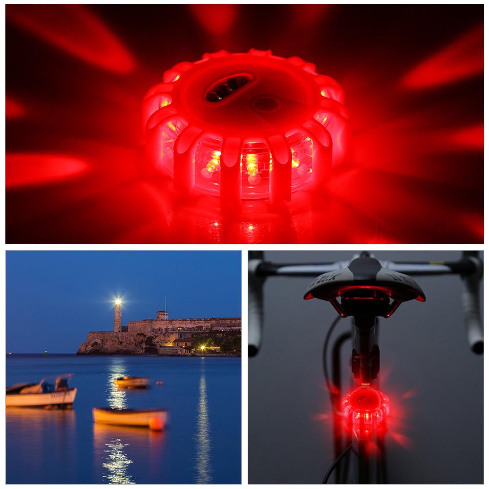 Magnetic 15 LED Road Safety Emergency Flashing Warning Light for Car Truck Boat