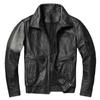 Chinese Size Vintage Genuine Leather Jacket Men Real Cowhide Air Force Flight Suit A2 Pilot Jacket Bomber Jacket Jaquetas Masculina