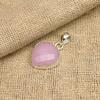Pink Chalcedony Gemstone 925 Sterling Silver  Handmade Beautiful  Pendant Gift For Love