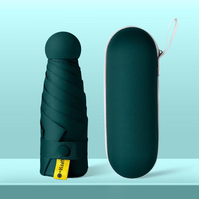 Capsule Foldable Sun & Rain Umbrella