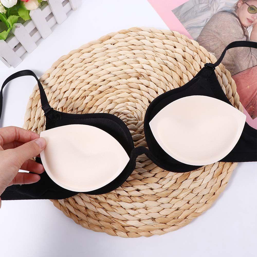 Breathable Lift Up Bra Enhancer Inserts Cups Summer Push Up Inserts Chest Thicken Chest Pads Sponge Bra Pads Women Chest Cups