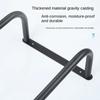 Towel Rack Wall Mounted Towel Shelf for Bathroom Sturdy Iron Towel Holder Space Saving Large Capacity Storage Organizer