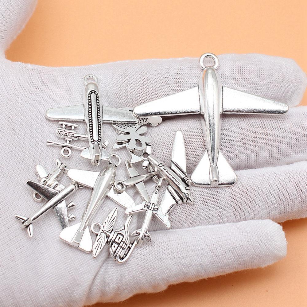 Charms Schlüsselschloss Werkzeug Gemischtes Set Anhänger Vintage Schmuckzubehör QC076