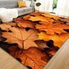 1pc Autumn Brown Maple Leaf Area Rug, Versatile Home Decor, Ideal Gift, Perfect for Bedroom Porch Indoor Corridor Dining Room