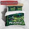 3pcs Duvet Cover Set (1*Duvet Cover + 2*Pillowcase, Without Core), Custom Name Ben 10 Cartoon Pattern Bedding Set, Home Bedroom Decor Gift