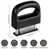 48-Tooth Stainless Steel Meat Tenderizer Needle for Steak Flavoring and Tendon Breaking.