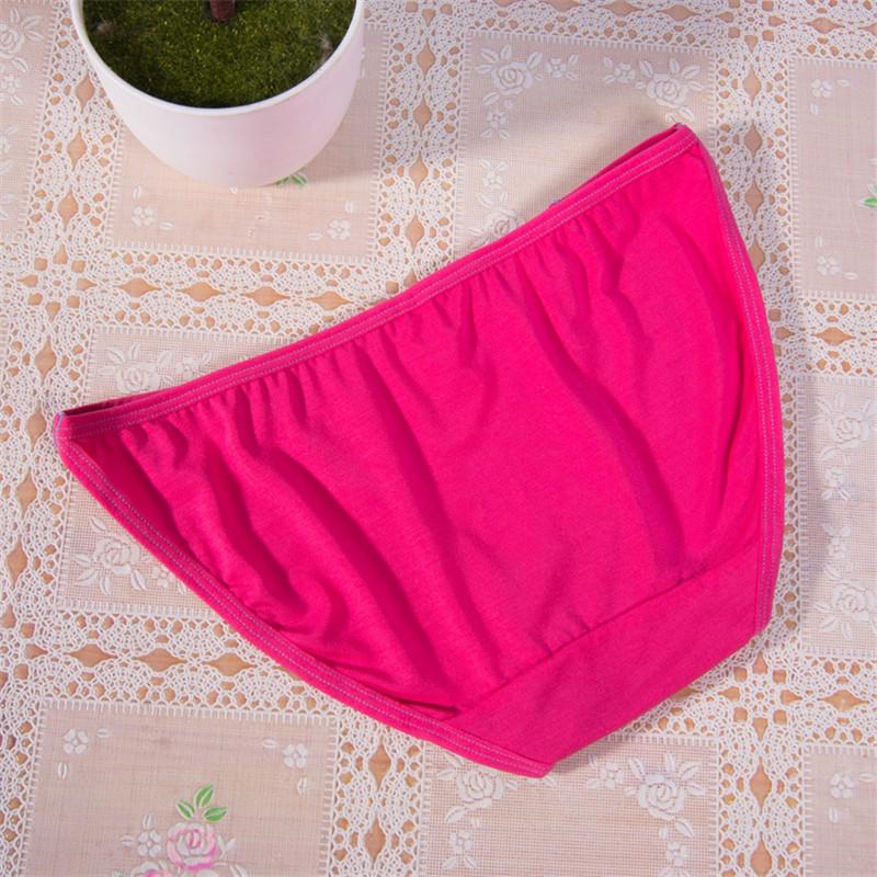 Women's Sexy Underwear String Panties Low Waist Seamless Briefs Ladies Bikini Soft Cotton Lingerie 4 Pcs/set