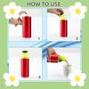 12 PCS Reusable Soda Can Lids - 6 cm Plastic Drink Can Tops for Beer Seltzer Carbonated Beverages - Leak-Resistant Sealing Caps Assorted Colors