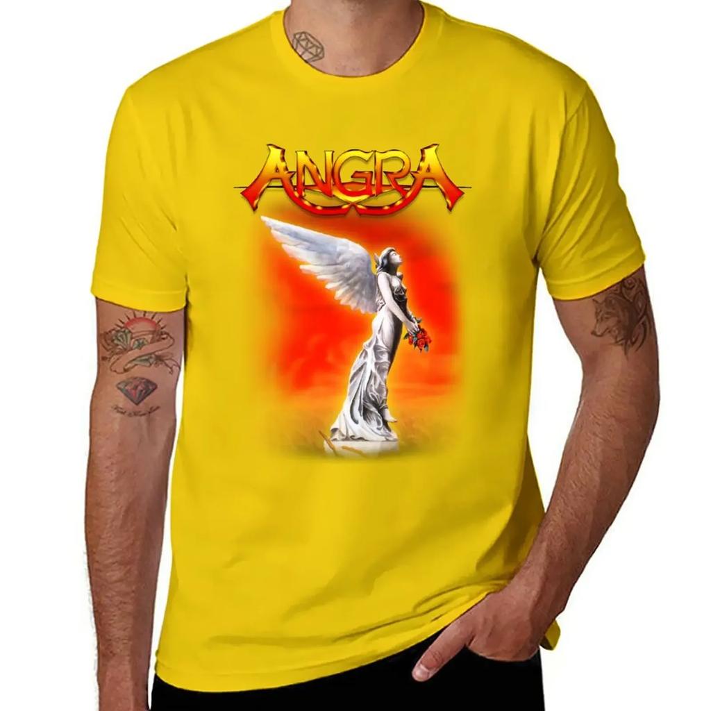 Angels Cry von Angra - Klassisches Old School Brasilianisches PowerProg Metal T-Shirt tees kawaii Kleidung schmal geschnittene T-Shirts für Herren
