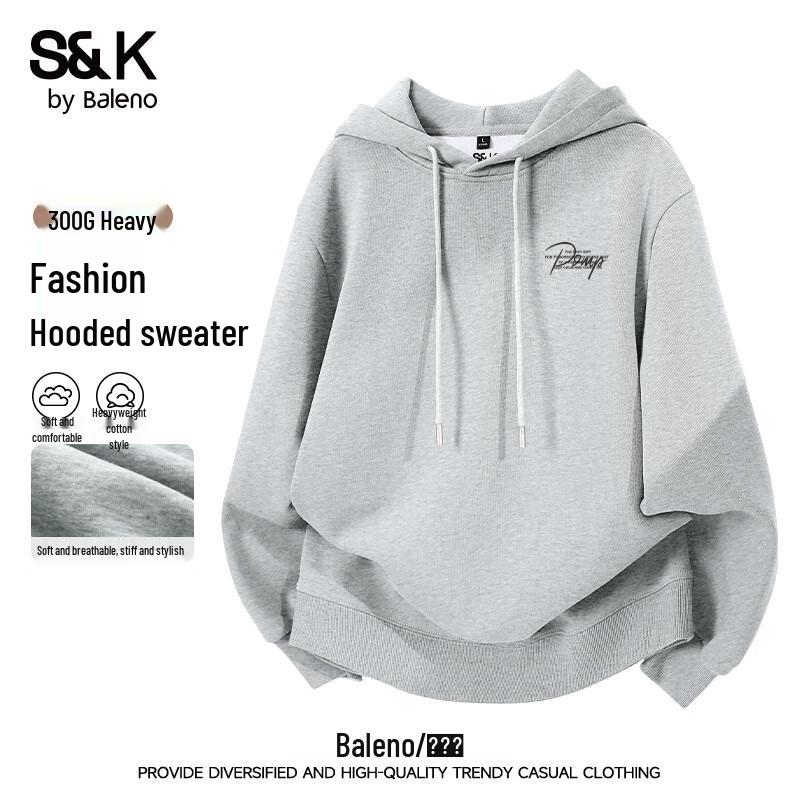 Baleno S&K Men's Heavyweight Hooded Sweatshirt