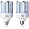 40W LED Corn Light Bulb Corn Lamp (280W Equivalent 6500K) Cool Daylight White Corn LED Bulb E26/E27 Medium Base for Indoor Garage Factory Warehouse