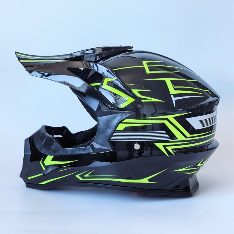 Motorcycle Helmet Adults Unisex Off-Road Full Face ABS Material 60cm Head Circumference