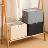 Multifunctional Grid Storage Shoe Box Cross-Border Foldable Fabric With Cover Dustproof And Washable Sundries Storage Box